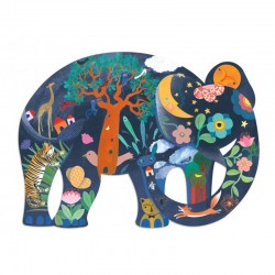 Puzzle Art Elefante