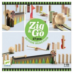 Construcción Zig & Go Action - Reaction 27 piezas