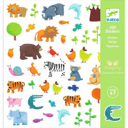 Libro educativo de pegatinas de animales de Melissa & Doug, Make-a-Face  Crazy Animals Cuaderno de calcomanías