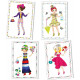 Stickers & Paperdolls Moda a Tope