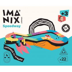 Imanix Speedway Pista de Carreras 22 piezas