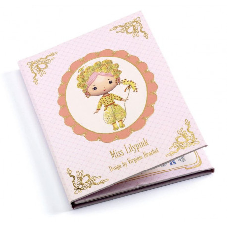 Tinyly Miss Lilypink Pegatinas Reutilizables