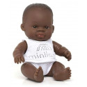 Muñeco Bebe Africano 21cm Niño