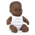 Muñeca Bebe Africana 21cm Niña