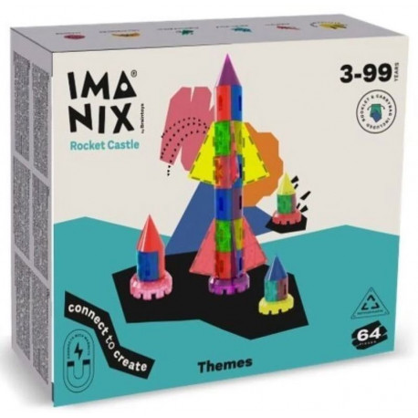 Imanix Rocket Castle 64 piezas