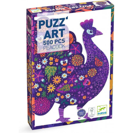 Puzzle Art Pavo Real